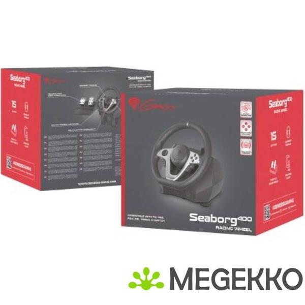 Grote foto genesis ngk 1567 seaborg 400 gaming stuur pedalen computers en software overige computers en software