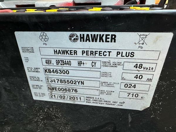 Grote foto vs 22604 elektrische triplex heftruck nissan agrarisch heftrucks