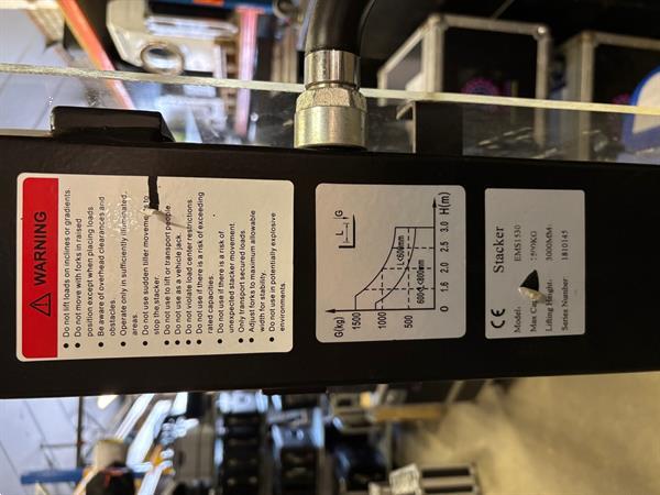 Grote foto vs 22551 semi elektrische stapelaar doe het zelf en verbouw hefwerktuigen