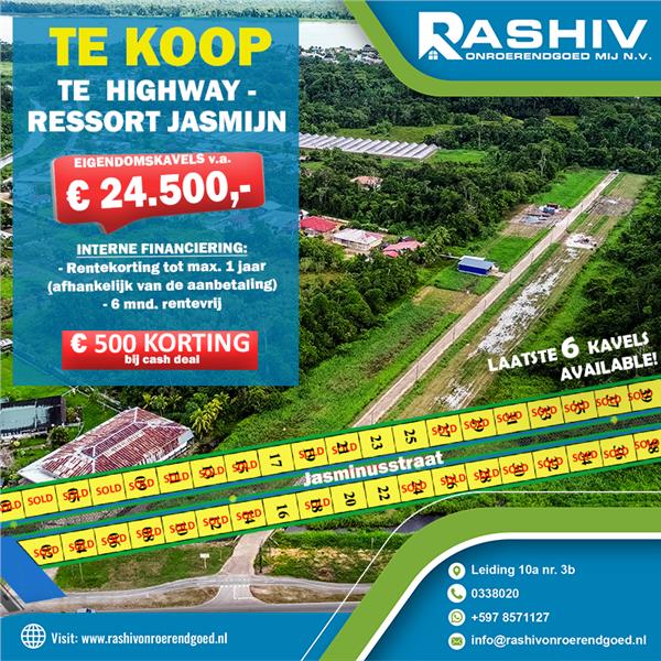 Grote foto eigendomskavels te koop in suriname te highway diversen overige