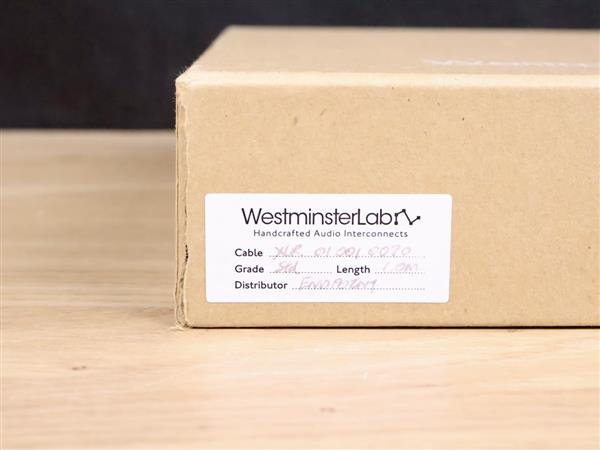 Grote foto westminsterlab standard high end audio interconnects xlr 1 0 metre audio tv en foto onderdelen en accessoires
