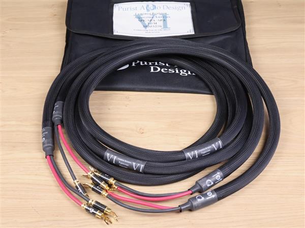 Grote foto purist audio design aqueous aureus luminist audio speaker cables 3 0 metre audio tv en foto onderdelen en accessoires