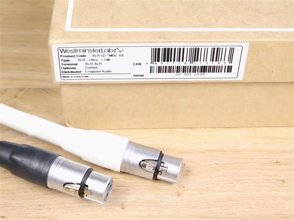 Grote foto westminsterlab ultra carbon high end audio interconnects xlr 1 5 metre audio tv en foto onderdelen en accessoires