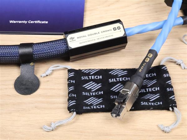 Grote foto siltech royal double crown network 1000 s10 highend audio ethernet cable 1 5 metre new 30 off audio tv en foto onderdelen en accessoires