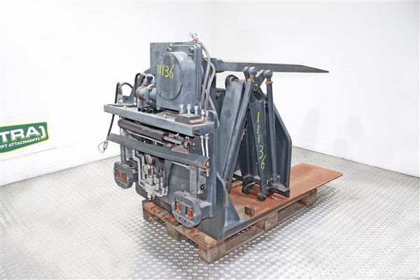 Grote foto kaup palletomkeerder met afduwer agrarisch heftrucks