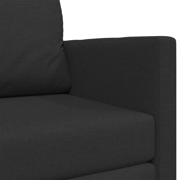 Grote foto vidaxl vouwsofa bed zwart 124 x 71 x 78 cm stof huis en inrichting bankstellen