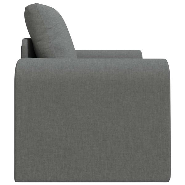 Grote foto vidaxl vouwsofa bed donkergrijs 98 x 71 x 83 cm stof huis en inrichting bankstellen