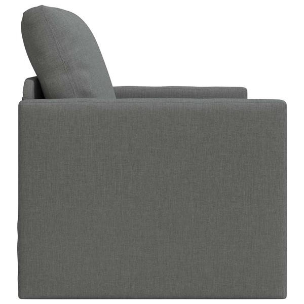 Grote foto vidaxl vouwsofa bed donkergrijs 74 x 77 x 81 cm stof huis en inrichting bankstellen