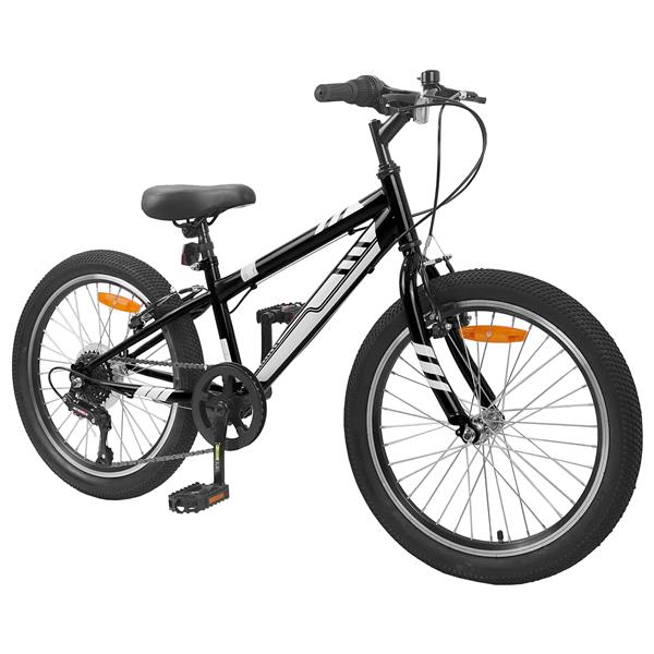 Grote foto vidaxl mountainbike 20 inch 6 speed voor 5 8 jaar oud zwart fietsen en brommers herenfietsen