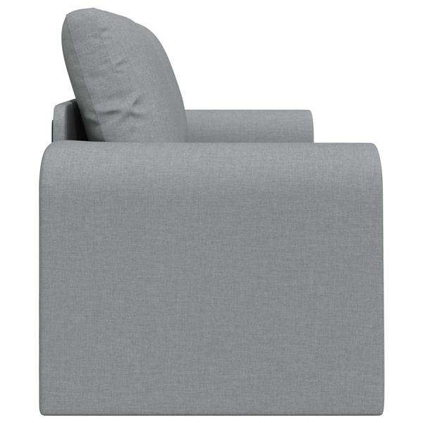Grote foto vidaxl vouwsofa bed lichtgrijs 148 x 71 x 83 cm stof huis en inrichting bankstellen