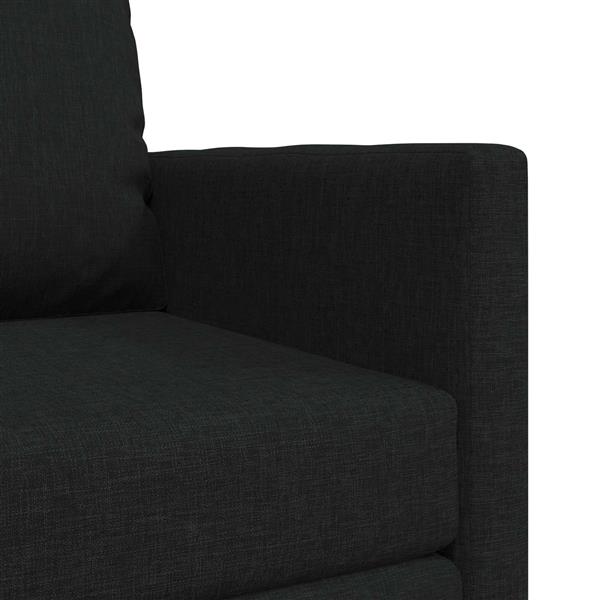 Grote foto vidaxl vouwsofa bed zwart 74 x 77 x 81 cm stof huis en inrichting bankstellen