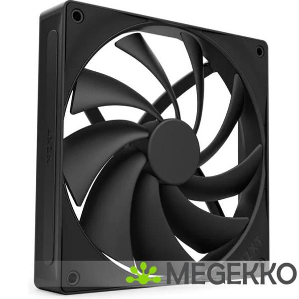 Grote foto nzxt f140q 140mm black quiet airflow computers en software overige computers en software