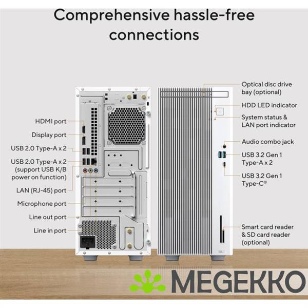 Grote foto asus 15l v500mv 13420h064w core i5 desktop computers en software overige computers en software