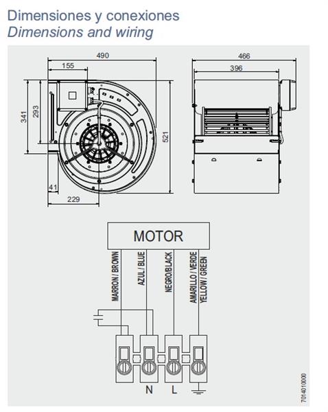 Grote foto soler en palau afzuigmotor 6000 m3 h cbm 12 12 750 6p re vr doe het zelf en verbouw luchtverdeeltechniek