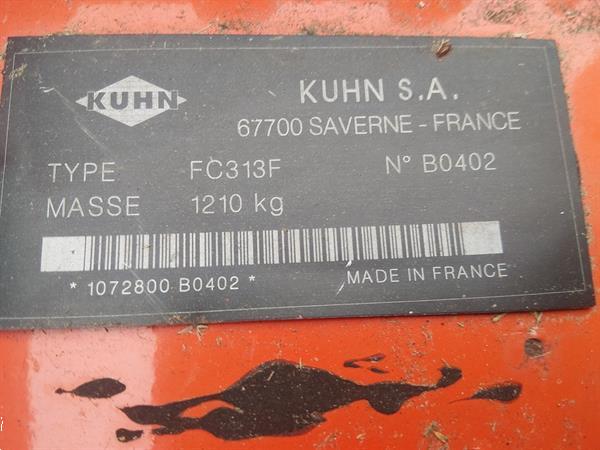 Grote foto kuhn fc313 f frontmaaier agrarisch maaiers