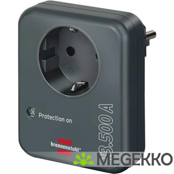 Grote foto brennenstuhl 1506996 overspanningsbeveiliging 1 ac uitgang en 230 v antraciet computers en software netwerkkaarten routers en switches