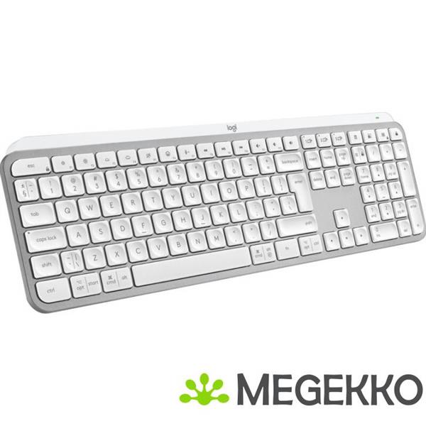 Grote foto logitech mx keys s grijs toetsenbord draadloos wit computers en software toetsenborden