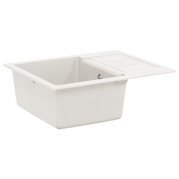 Grote foto vidaxl wasbak wit 620 x 500 mm 80 kwarts en 20 hars huis en inrichting keukens