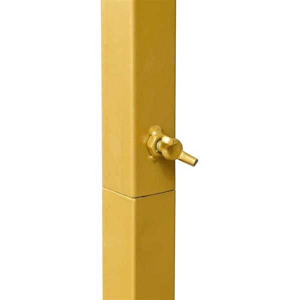 Grote foto vidaxl trouwrand goud 338 x 35 x 300 cm staal tuin en terras overige tuin en terras