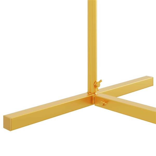 Grote foto vidaxl trouwrand 3 pcs goud staal tuin en terras overige tuin en terras