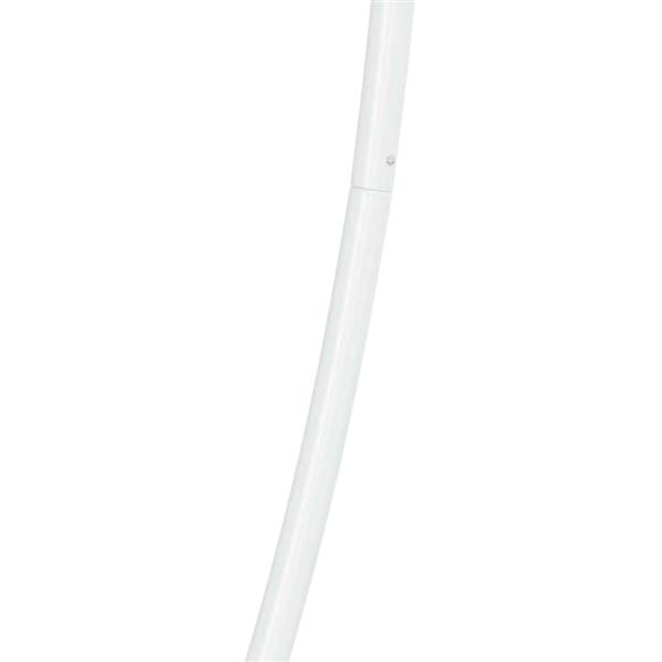 Grote foto vidaxl trouwrand wit 220 x 45 x 200 cm staal tuin en terras overige tuin en terras