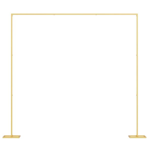 Grote foto vidaxl trouwrand goud 338 x 35 x 300 cm staal tuin en terras overige tuin en terras