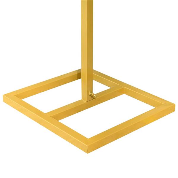 Grote foto vidaxl trouwrand goud 338 x 35 x 300 cm staal tuin en terras overige tuin en terras