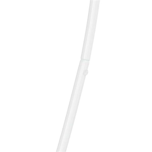 Grote foto vidaxl trouwrand wit 195 x 35 x 211 cm staal tuin en terras overige tuin en terras