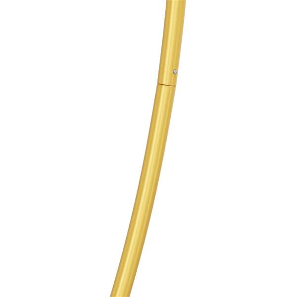 Grote foto vidaxl trouwrand goud 220 x 45 x 200 cm staal tuin en terras overige tuin en terras