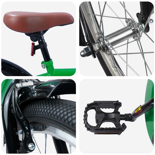 Grote foto vidaxl kinderfiets 20 inch voor 6 11 jaar oud groen fietsen en brommers herenfietsen