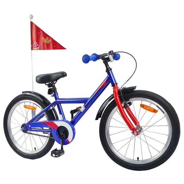 Grote foto vidaxl kinderfiets 20 inch voor 6 11 jaar oud donkerblauw fietsen en brommers herenfietsen