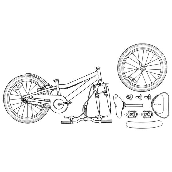 Grote foto vidaxl kinderfiets 20 inch voor 6 11 jaar oud paars fietsen en brommers herenfietsen