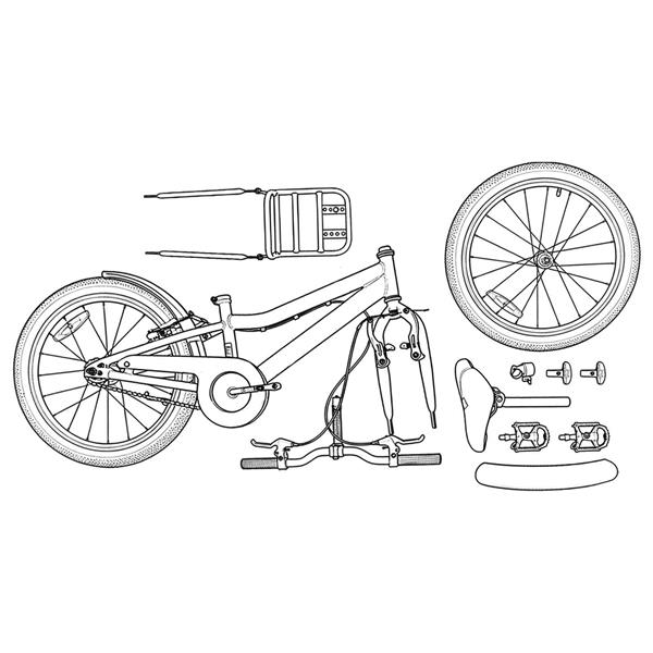 Grote foto vidaxl kinderfiets 20 inch voor 6 11 jaar oud oranje zwart fietsen en brommers herenfietsen