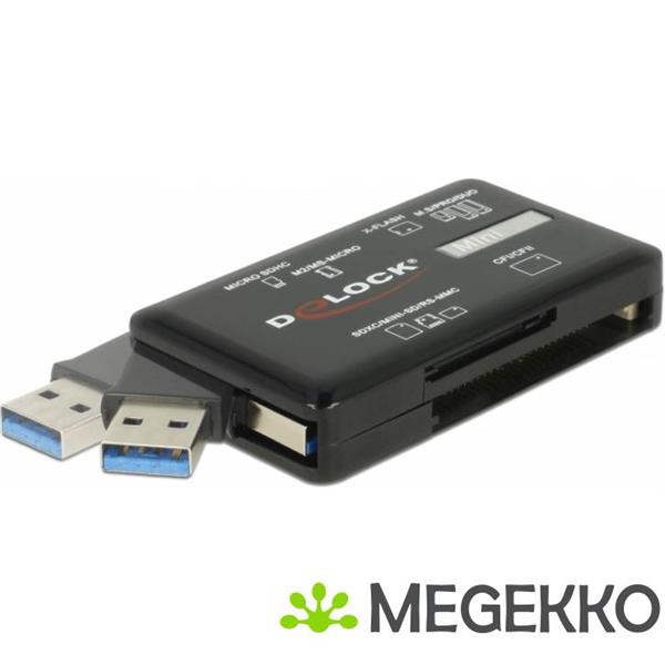 Grote foto delock 91758 superspeed usb 5 gbps kaartlezer voor cf sd micro sd ms m2 xd geheugenkaarten computers en software netwerkkaarten routers en switches