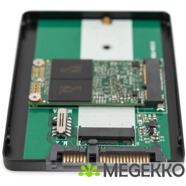 Grote foto assmann electronic da 71118 behuizing voor opslagstations m.2 computers en software harde schijven