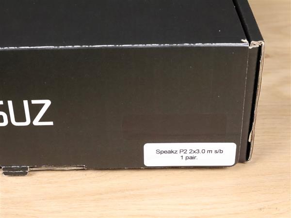 Grote foto ansuz acoustics speakz p2 highend audio speaker cables 3 0 metre audio tv en foto onderdelen en accessoires