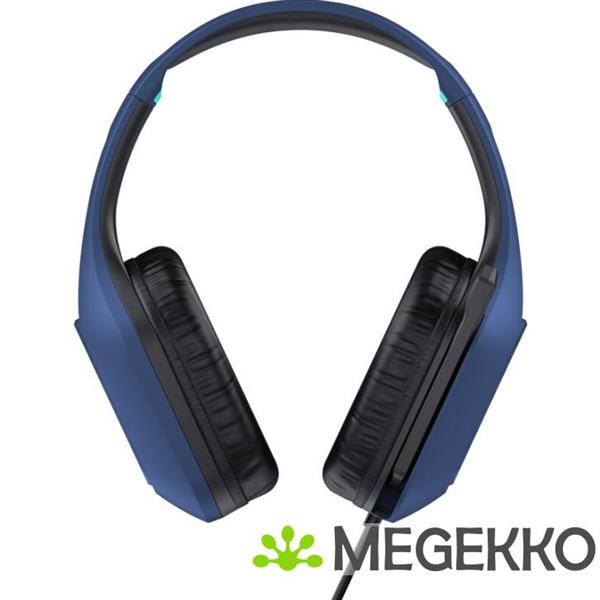 Grote foto trust gxt 415b zirox bedraad blauw audio tv en foto koptelefoons