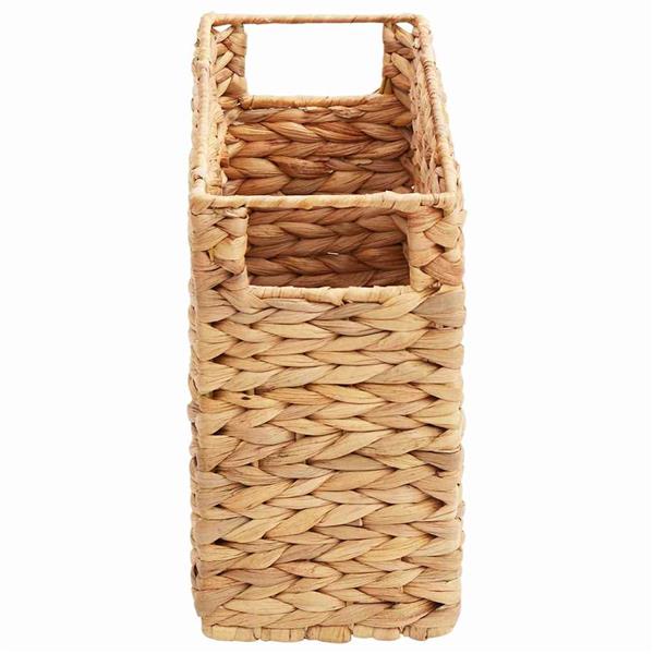Grote foto vidaxl tijdschrift manden 2 pcs naturel 39 x 14 x 25 cm waterhyacint doe het zelf en verbouw materialen en producten