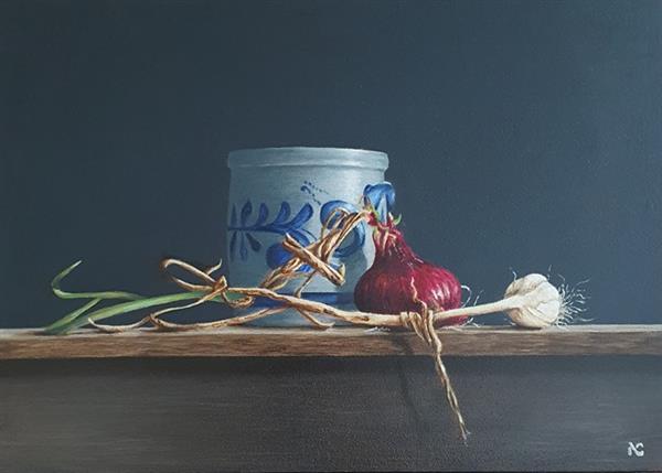 Grote foto kunsthandel gennep keulse pot met rode .... antiek en kunst modern