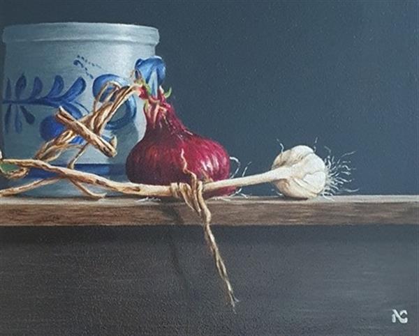 Grote foto kunsthandel gennep keulse pot met rode .... antiek en kunst modern