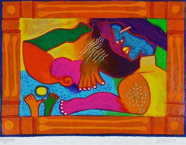 Grote foto nieuw werk van corneille herman brood e.a. antiek en kunst overig