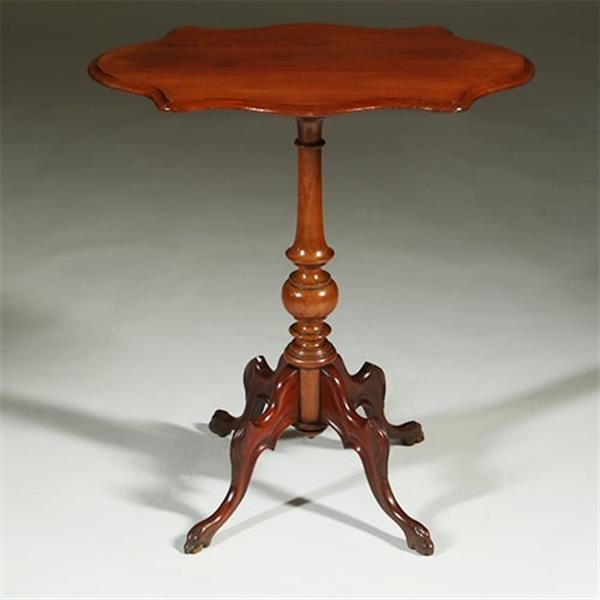 Grote foto willem iii wijntafel mahonie met geschulpt ovaal blad ca 1880 no.361855 antiek en kunst stoelen en banken