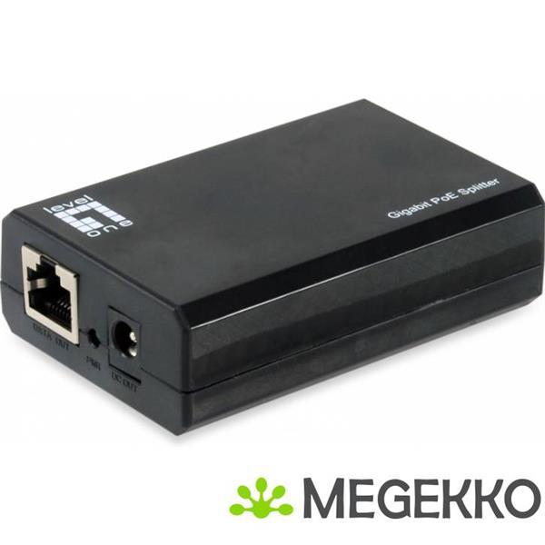 Grote foto levelone pos 5000 network splitter zwart power over ethernet poe computers en software netwerkkaarten routers en switches