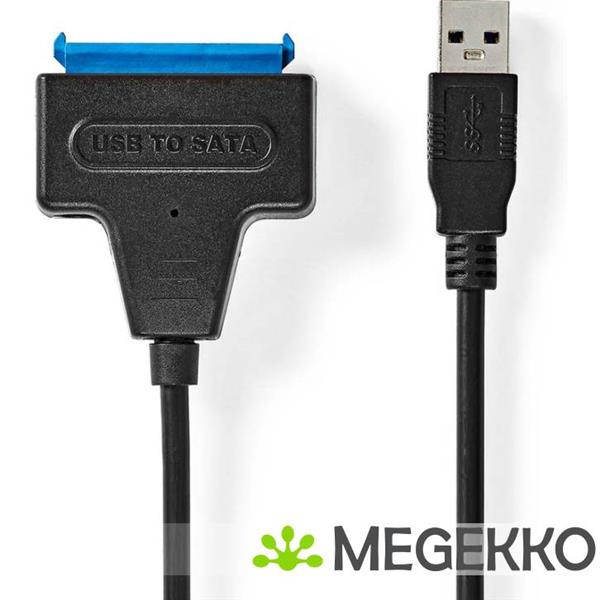 Grote foto nedis hardeschijfadapter usb 3.2 gen1 2.5 sata usb gevoed computers en software overige computers en software