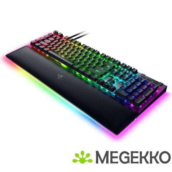 Grote foto razer blackwidow v4 pro zwart razer yellow computers en software toetsenborden