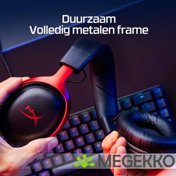 Grote foto hyperx cloud iii bedrade gaming headset in zwart audio tv en foto koptelefoons