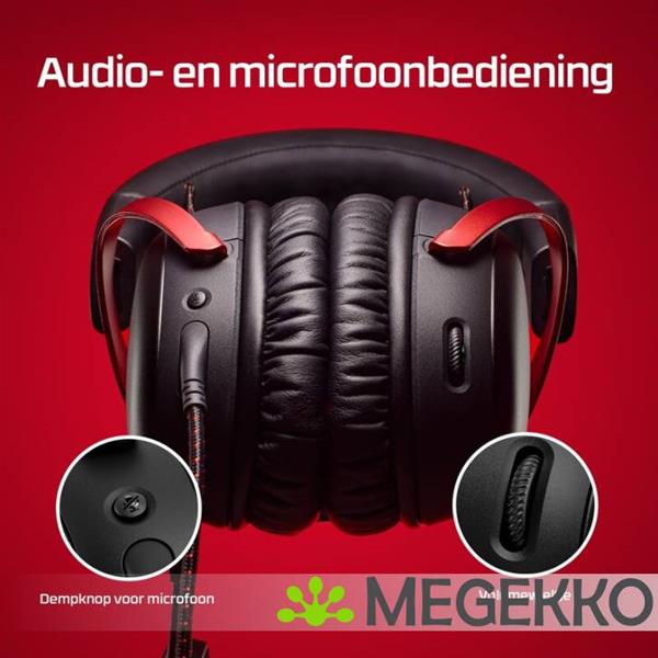Grote foto hyperx cloud iii bedrade gaming headset in zwart audio tv en foto koptelefoons
