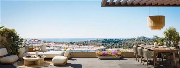 Grote foto uw nieuwe huis aan zee in mijas met parking en huizen en kamers nieuw europa