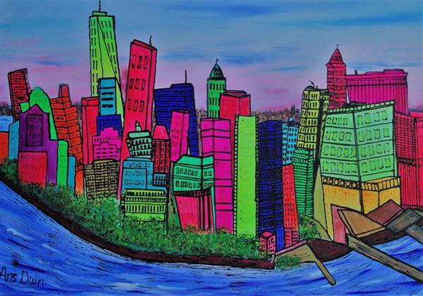Grote foto kunsthandel gennep new york manhattan antiek en kunst modern