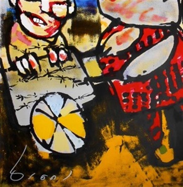 Grote foto herman brood heartbreak hotel antiek en kunst litho en zeefdrukken